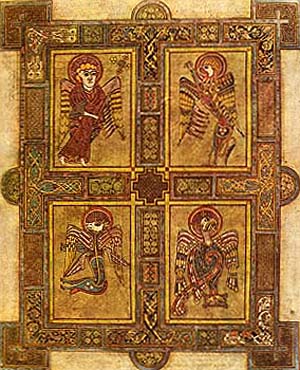 The four Evangelists, Book of Kells